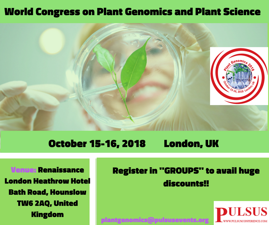 World Congresson Plant Genomics and Plant Science